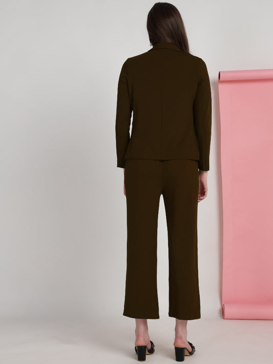 SILKONIC Style Drop Women’s Trendy Coffee Co-Ord Set Outfit