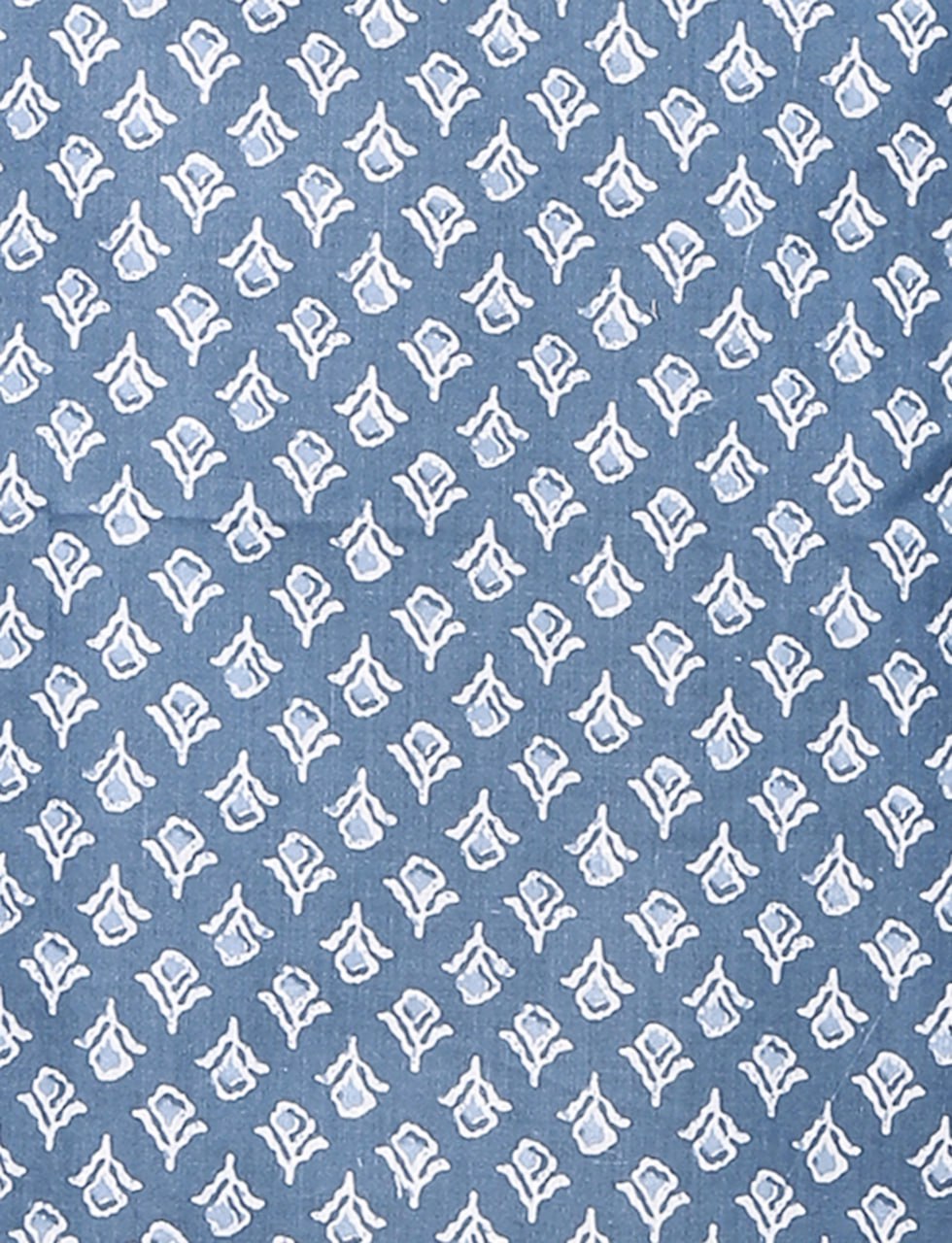 Silkonic Kalki Blue Mirror Work Cotton Kurta Set