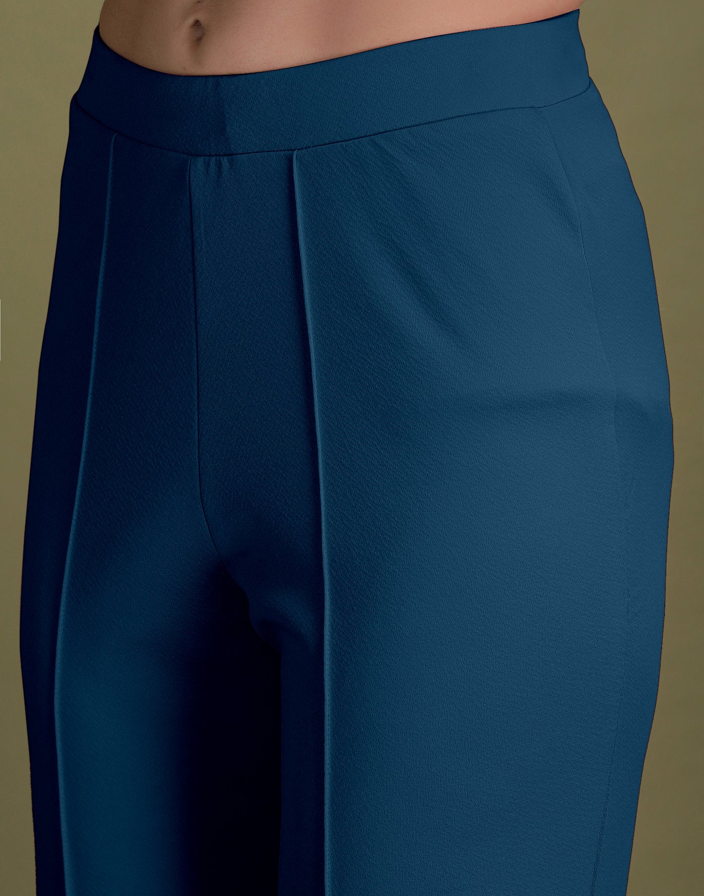 SILKONIC Teal Peplum Co-Ord Set – Cool & Contemporary