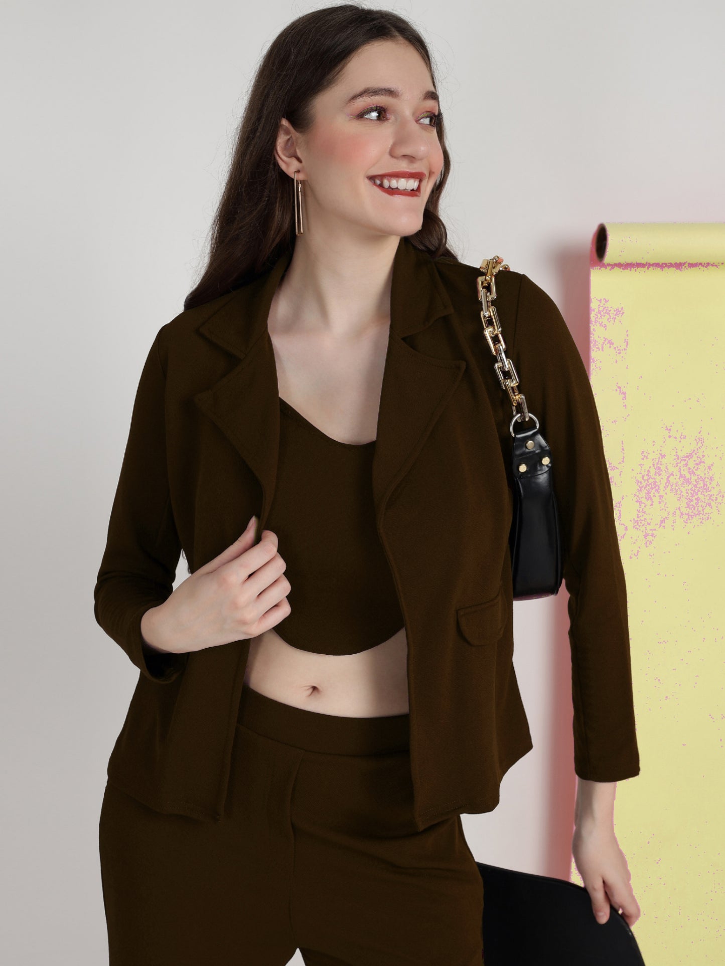 SILKONIC Style Drop Women’s Trendy Coffee Co-Ord Set Outfit