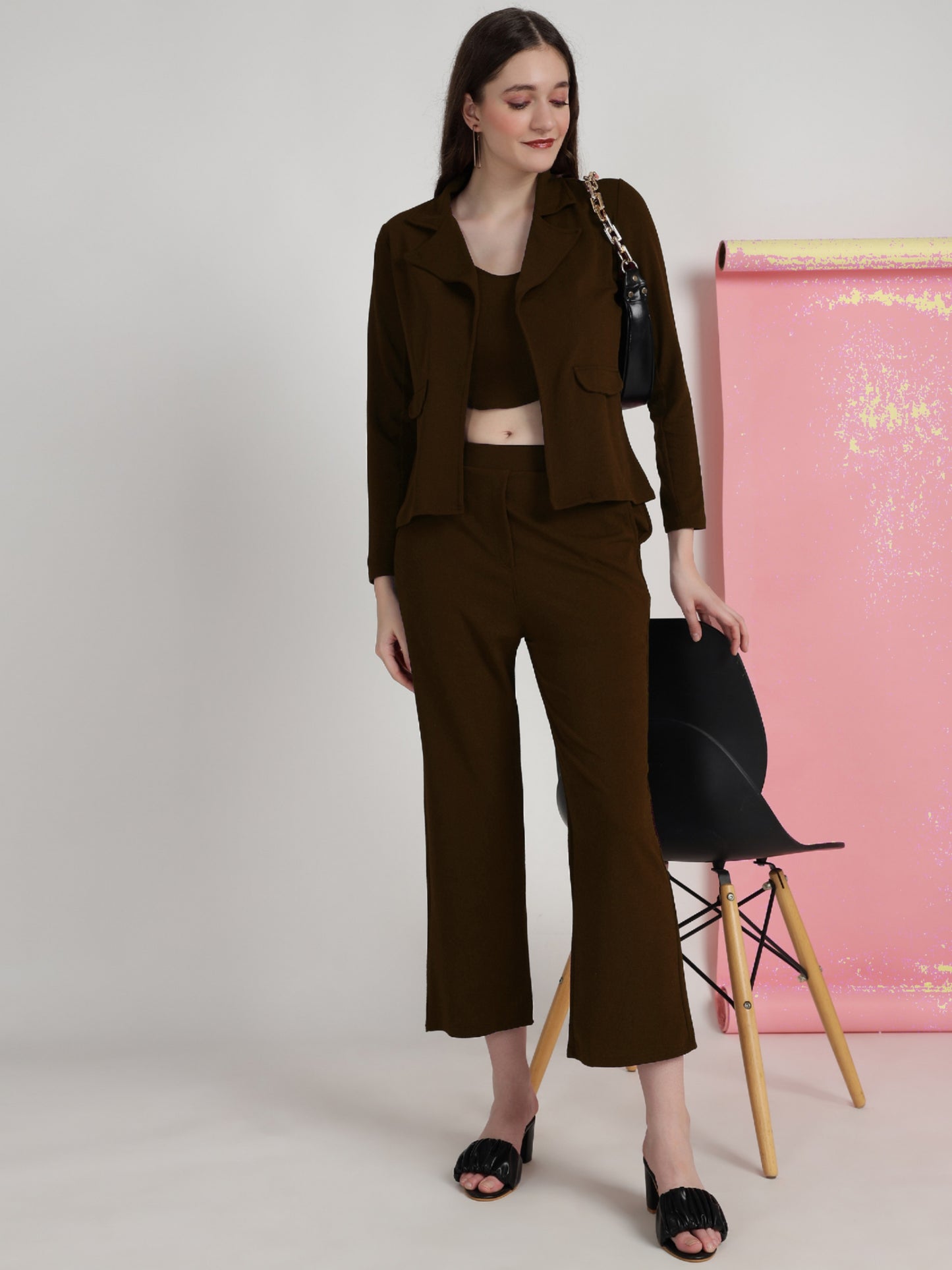 SILKONIC Style Drop Women’s Trendy Coffee Co-Ord Set Outfit