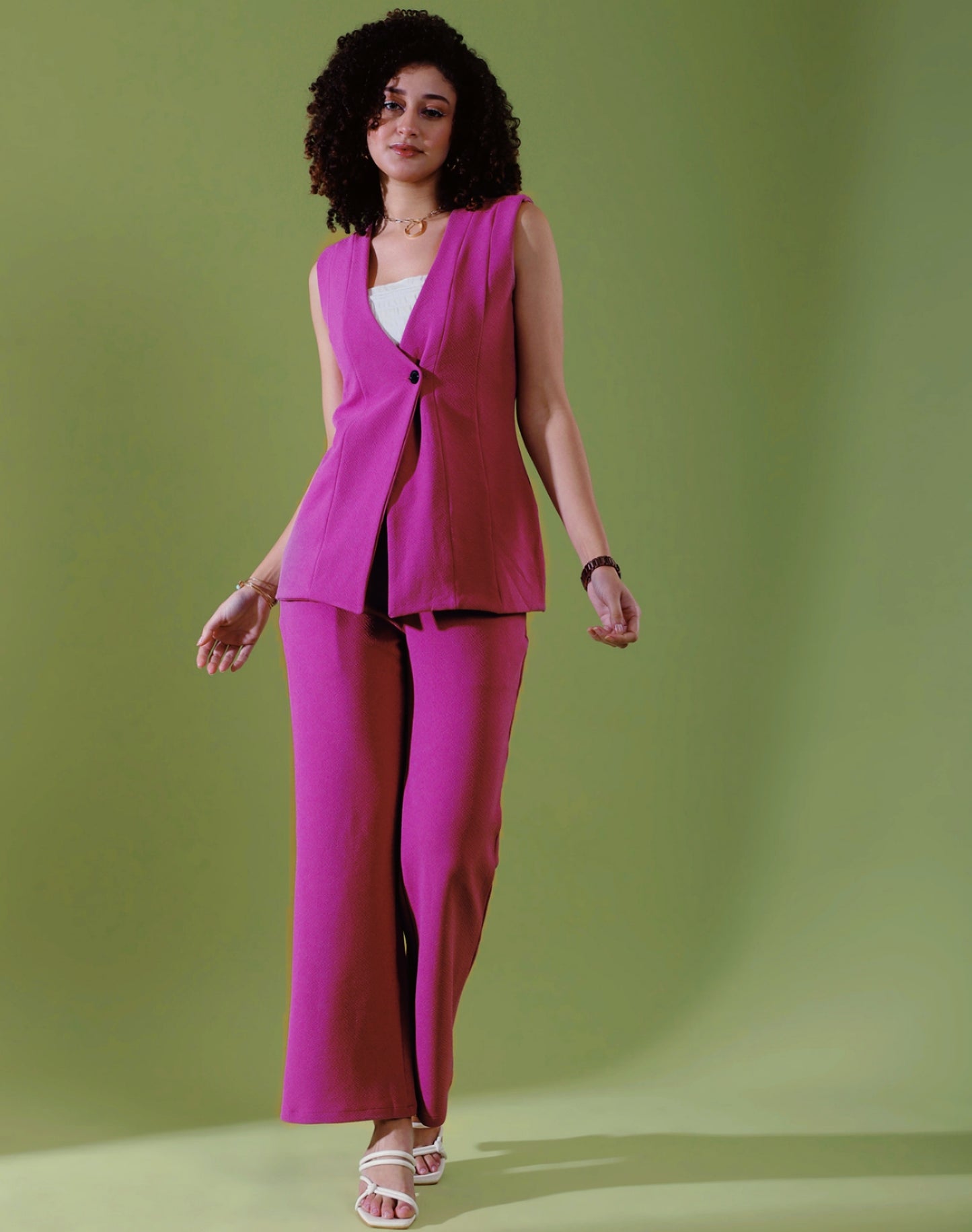 Blush Command – Pink Co-Ord Blazer & Pant Set
