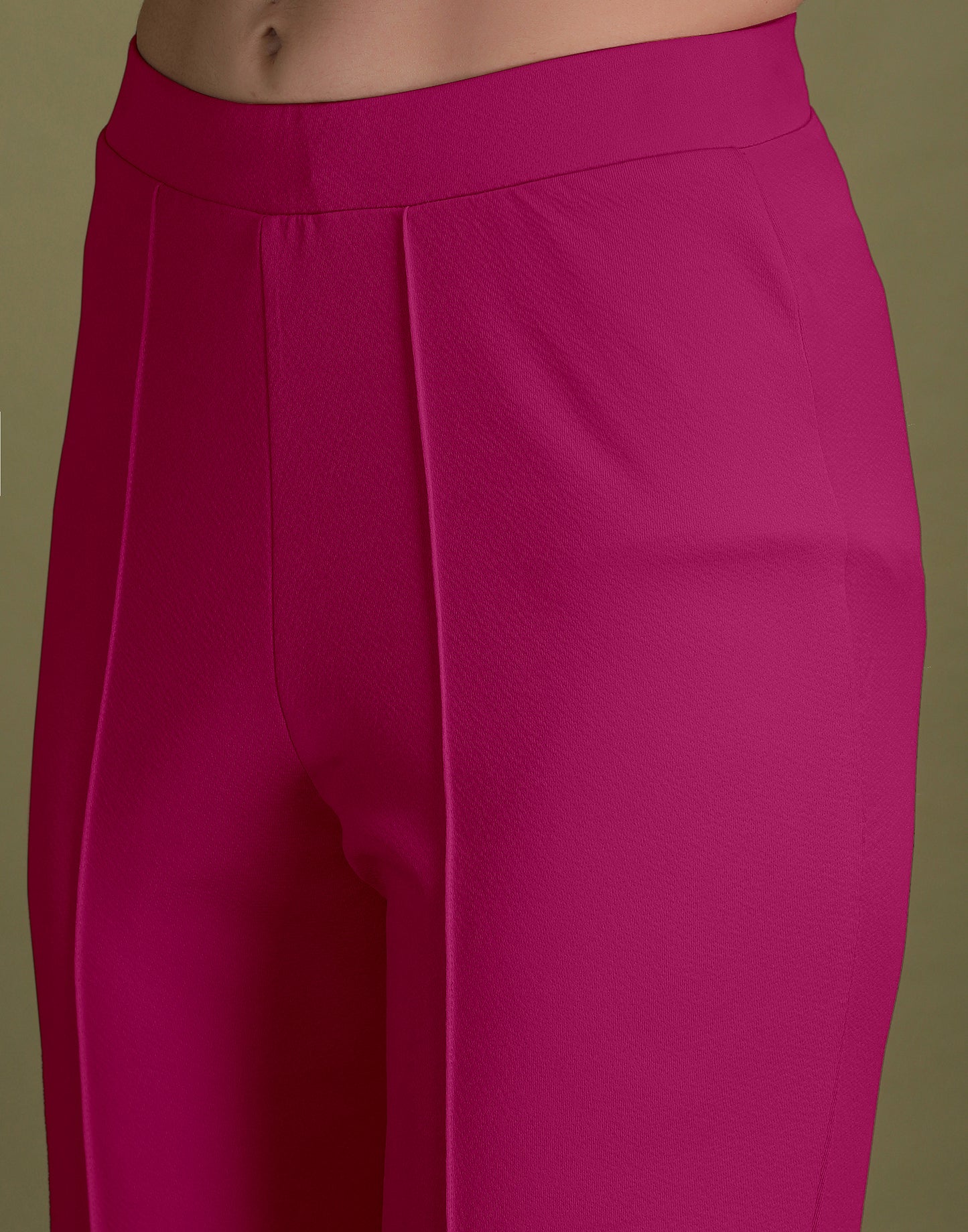 SILKONIC Pink Peplum Co-Ord Set – Bold & Beautiful