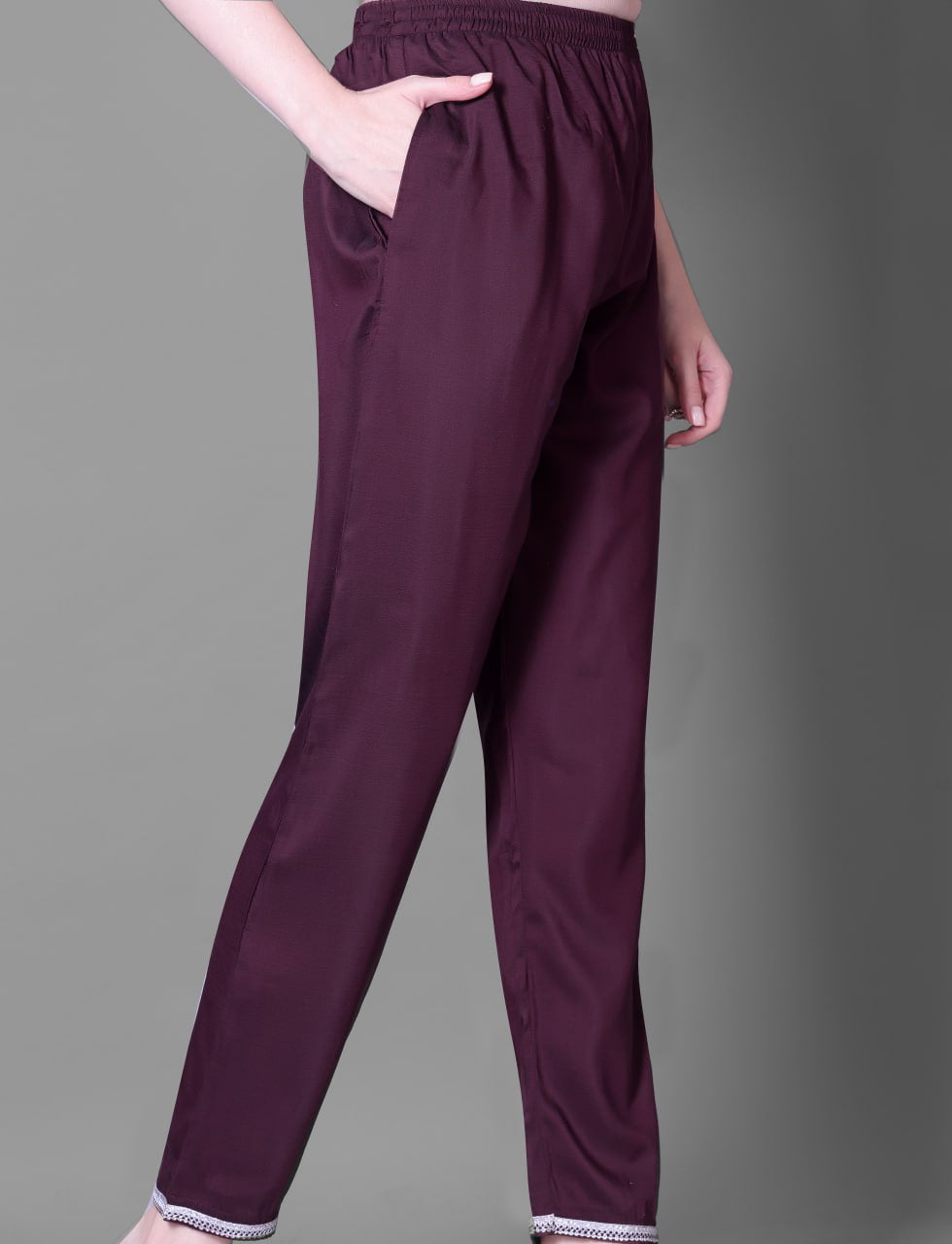 Purple Embroidered Silk Blend Suit Set with Dupatta – Graceful Ethnic Wear for Women | SILKONIC